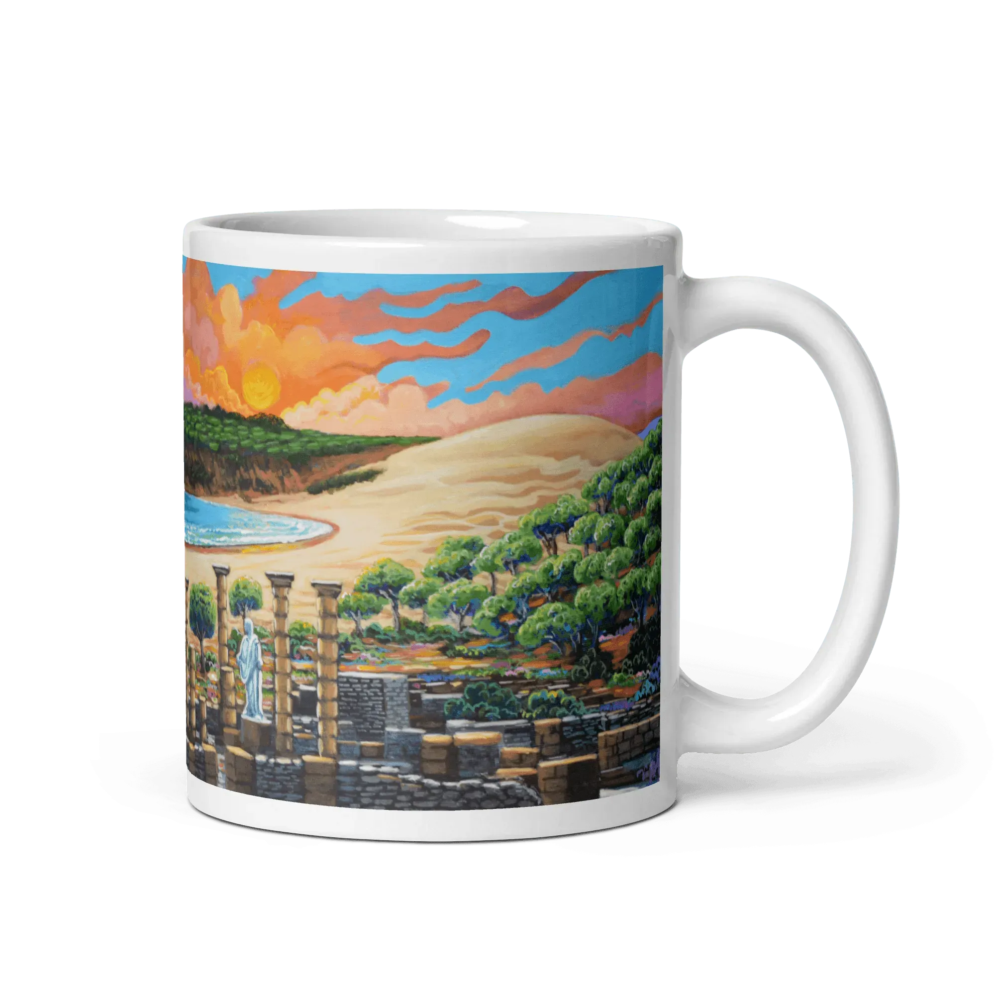 N146 - Baelo Claudia - Bolonia - Tarifa - Mug Panorama - Arte Caballero