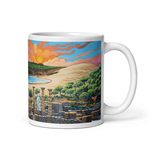 N146 - Baelo Claudia - Bolonia - Tarifa - Mug Panorama - Arte Caballero