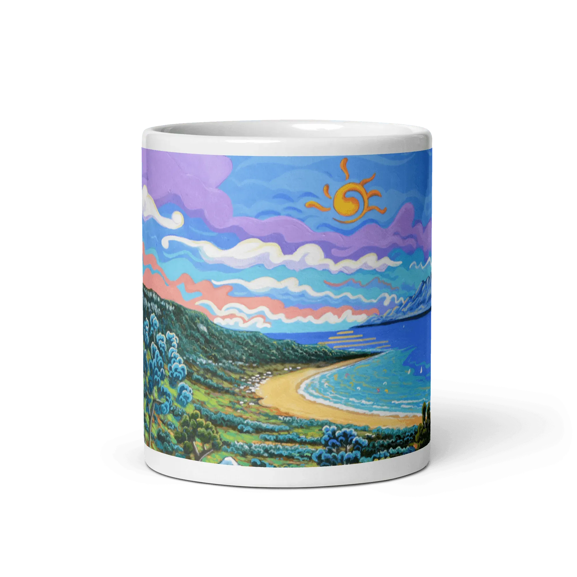 N147 - Sierra de la Plata- Bolonia - Tarifa - Mug Panorama - Arte Caballero
