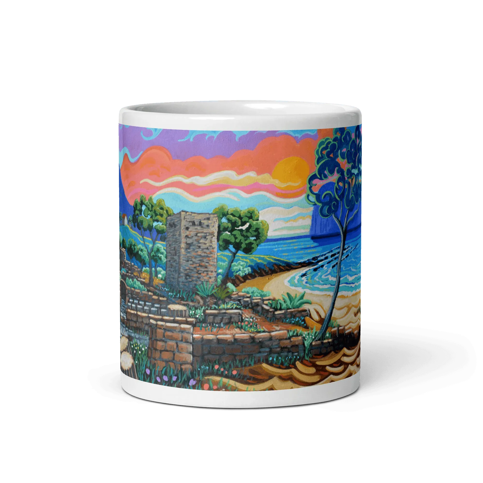 N148 - Carteia - Puente Mayorga - Mug Panorama - Arte Caballero