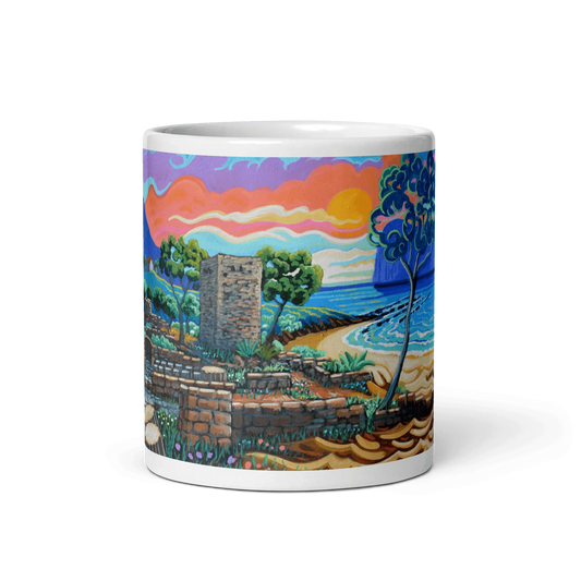 N148 - Carteia - Puente Mayorga - Mug Panorama - Arte Caballero
