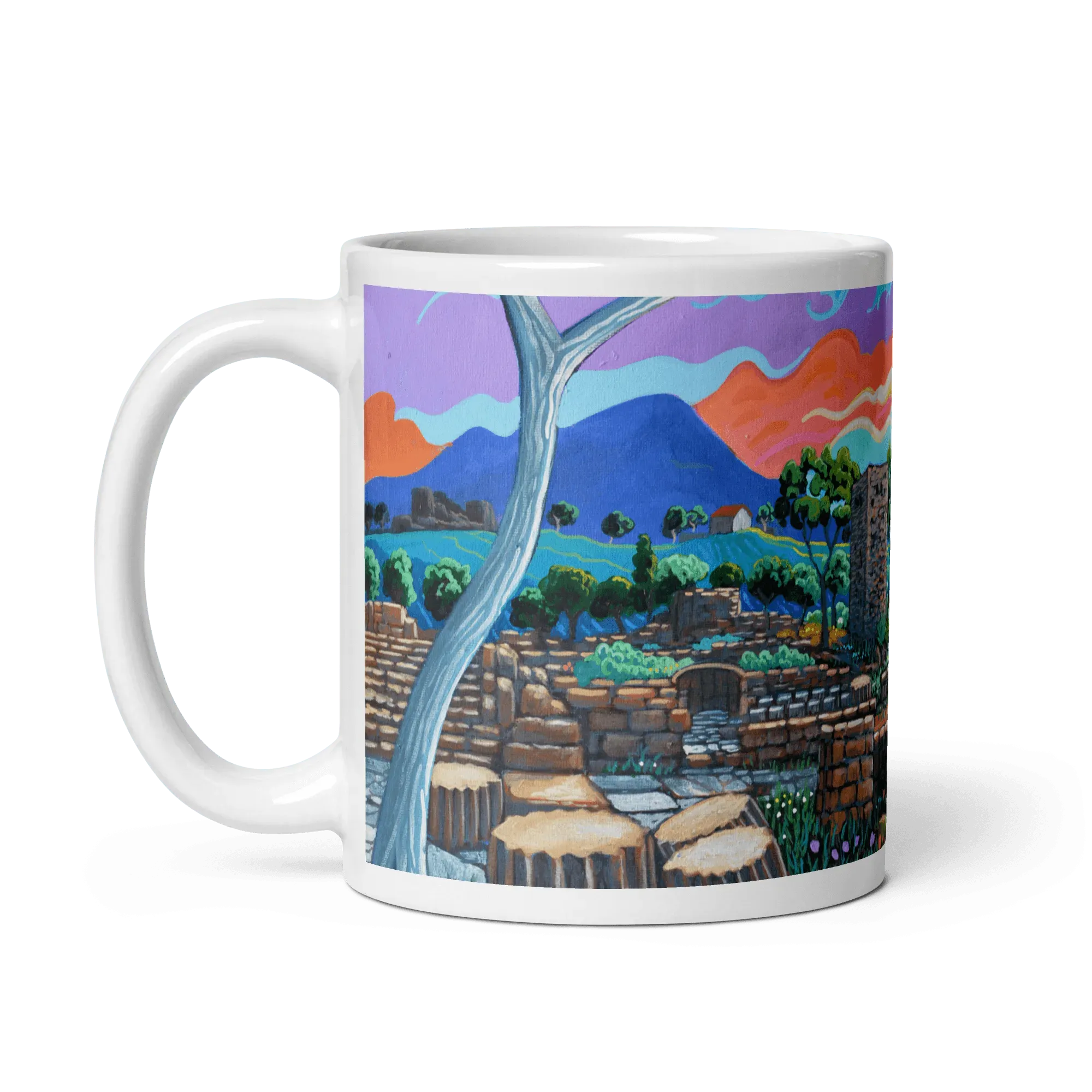 N148 - Carteia - Puente Mayorga - Mug Panorama - Arte Caballero