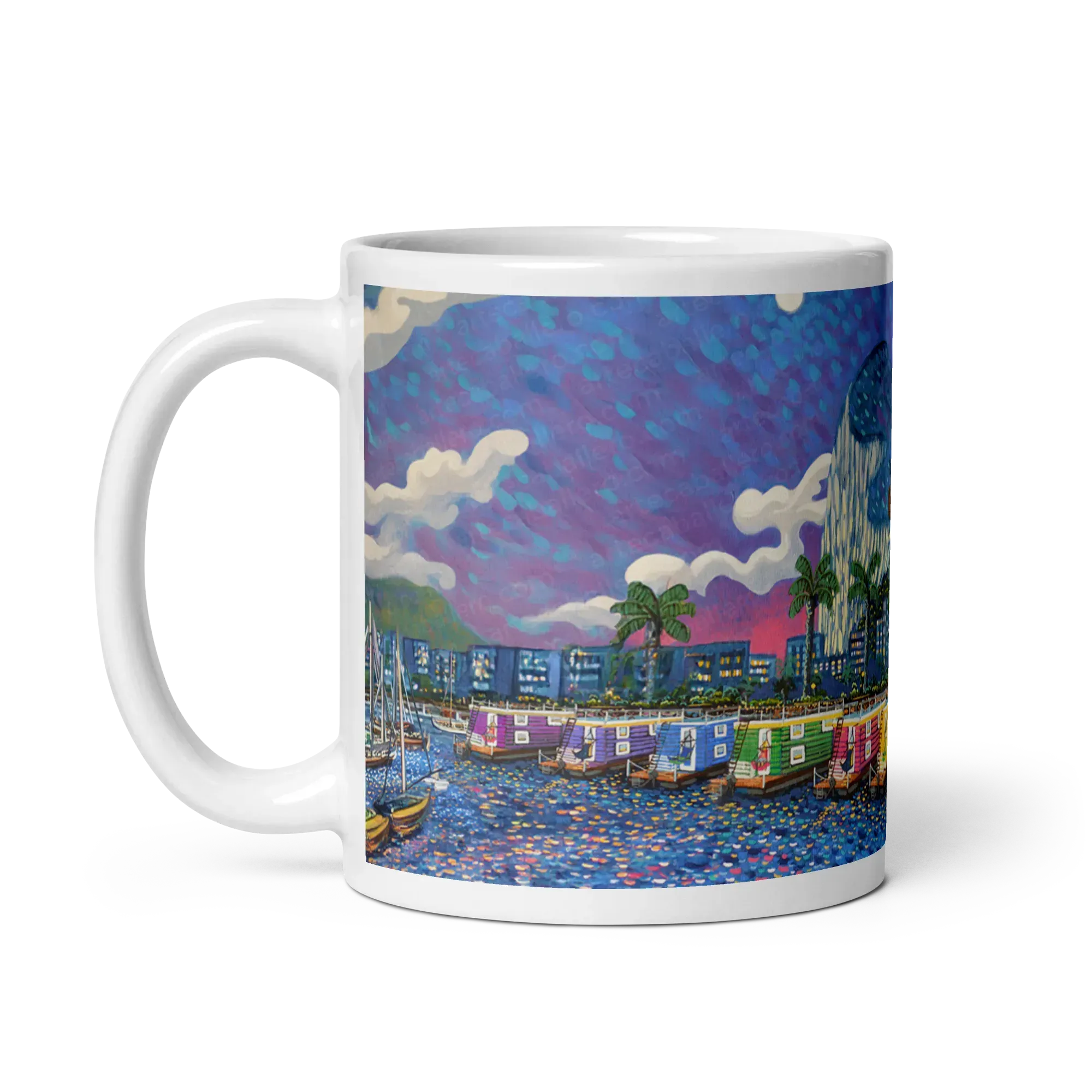 N153 - Colours of the Bay - Extended - Mug Panorama - Arte Caballero