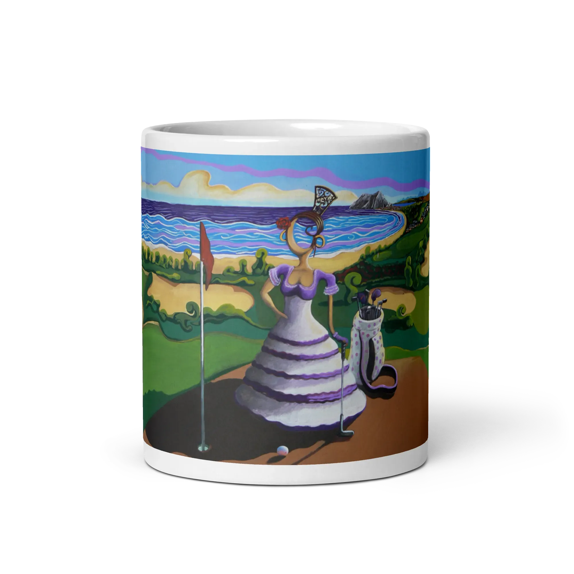 N18 - Traditional Golf - Costa del Sol - Mug Panorama - Arte Caballero