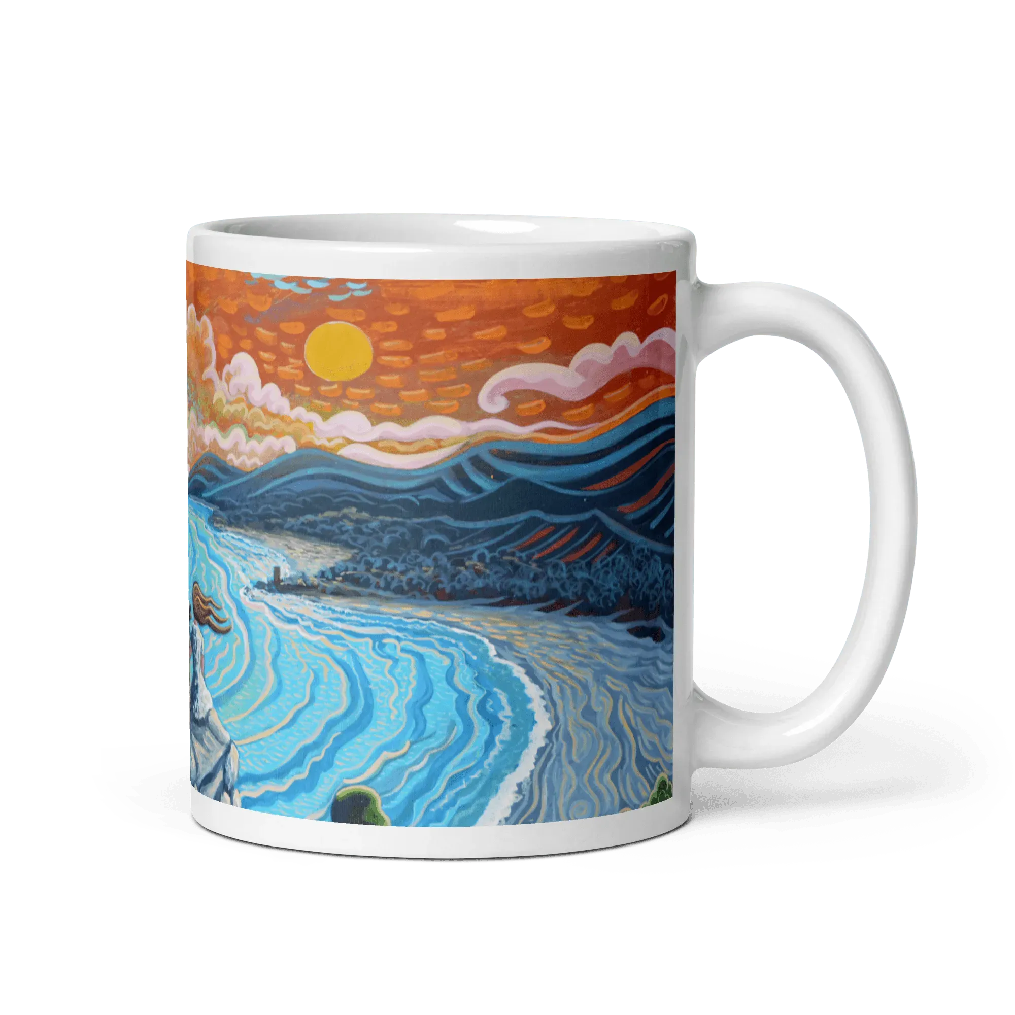 N2 - My Best Friend - Punta Chullera - Mug Panorama - Arte Caballero