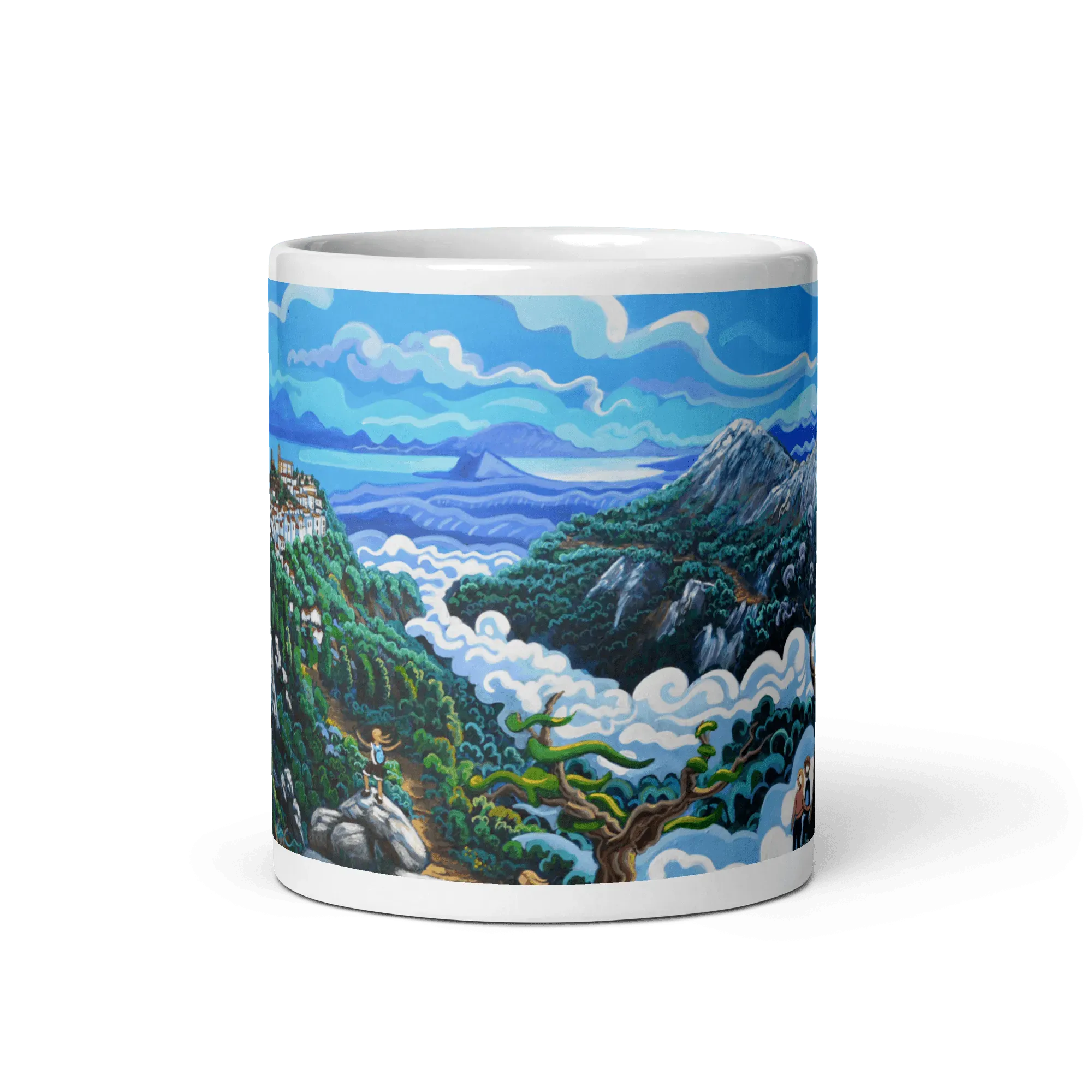 N201 - Sierra Crestelina - Casares - Mug Panorama - Arte Caballero