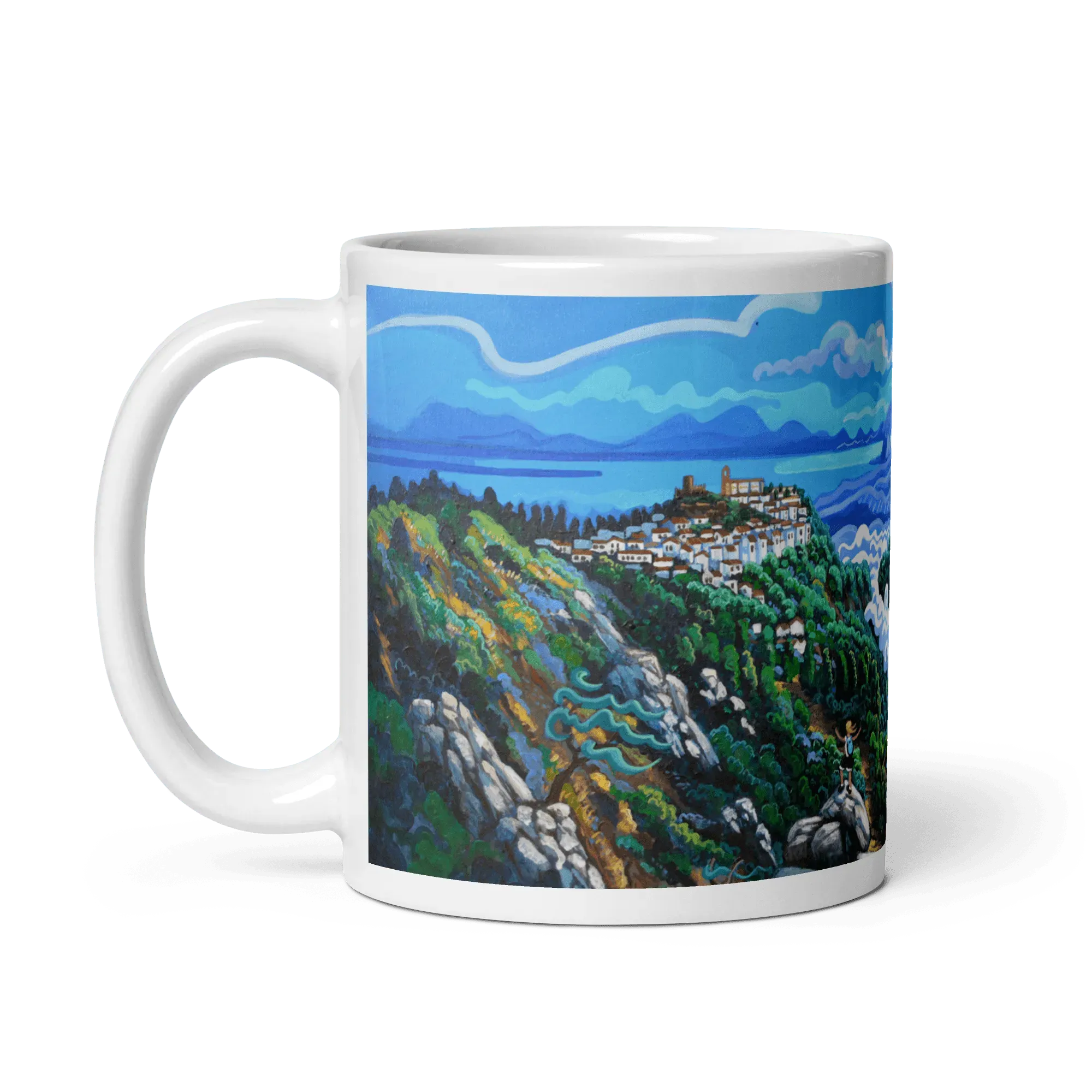 N201 - Sierra Crestelina - Casares - Mug Panorama - Arte Caballero