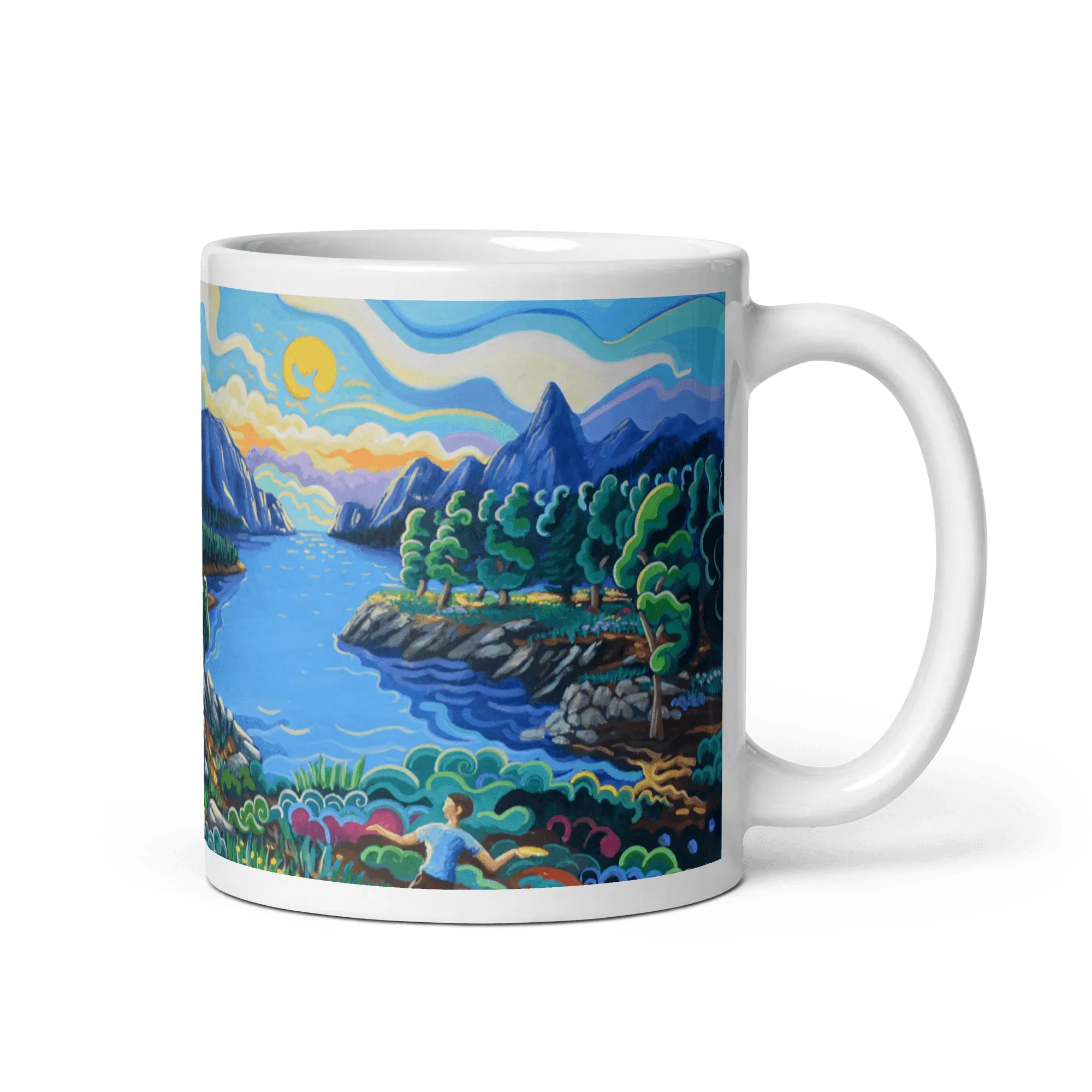 N202 - Norwegian Dreamscape - Mug Panorama - Arte Caballero