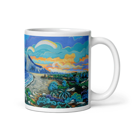N203 - The path to Alcaidesa - Mug Panorama - Arte Caballero