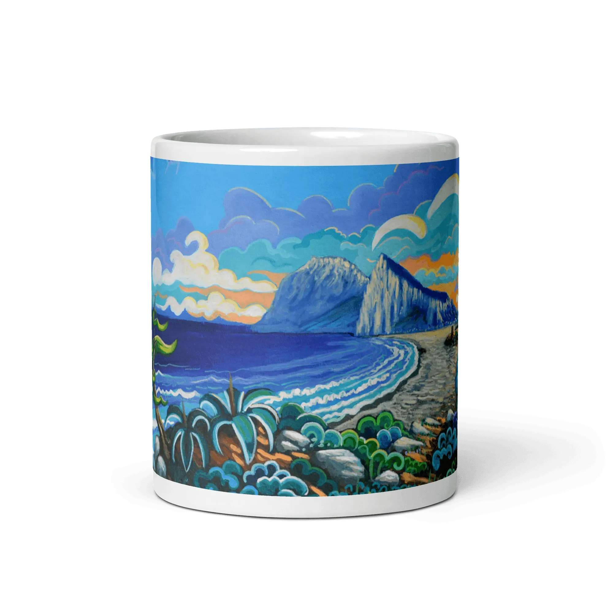 N203 - The path to Alcaidesa - Mug Panorama - Arte Caballero