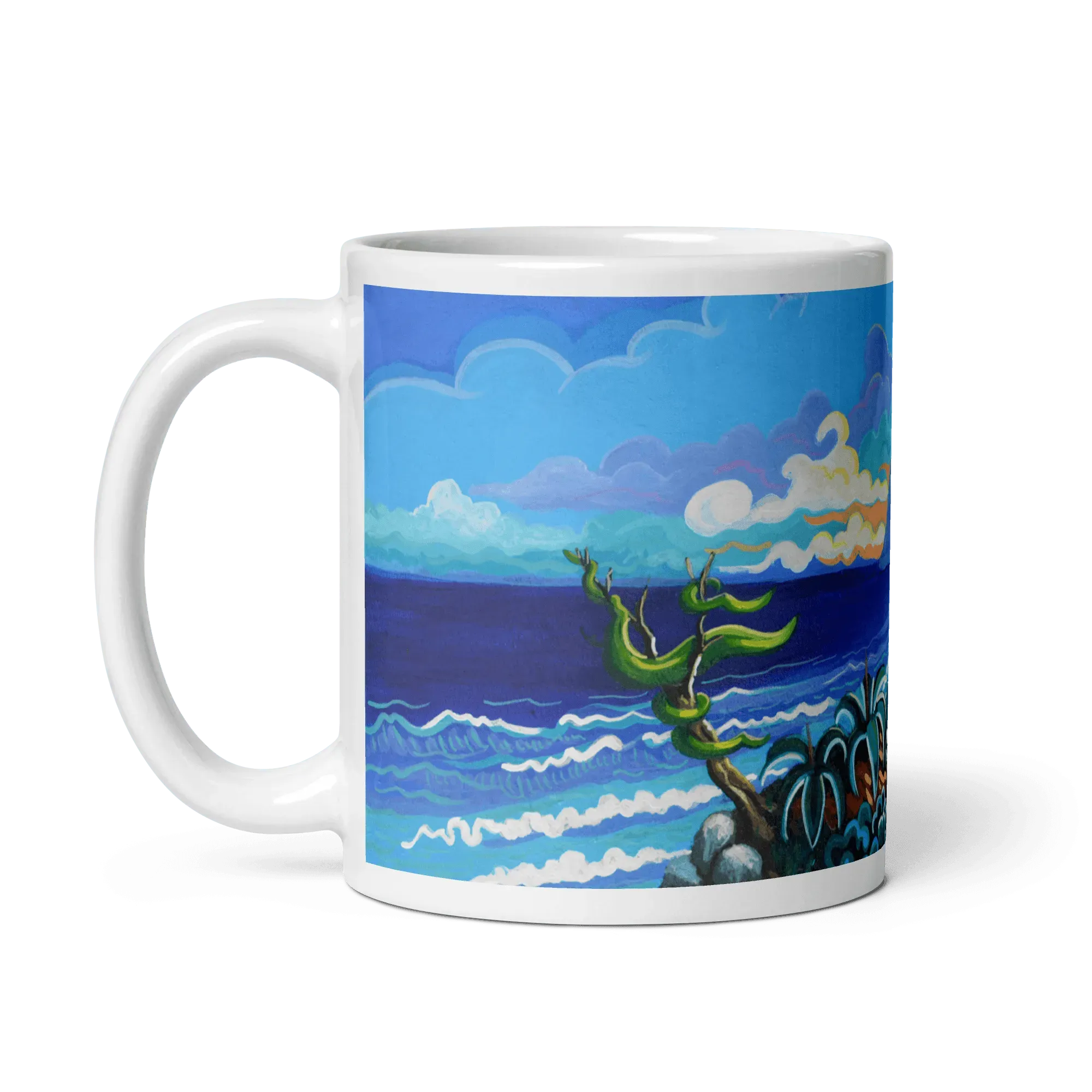 N203 - The path to Alcaidesa - Mug Panorama - Arte Caballero