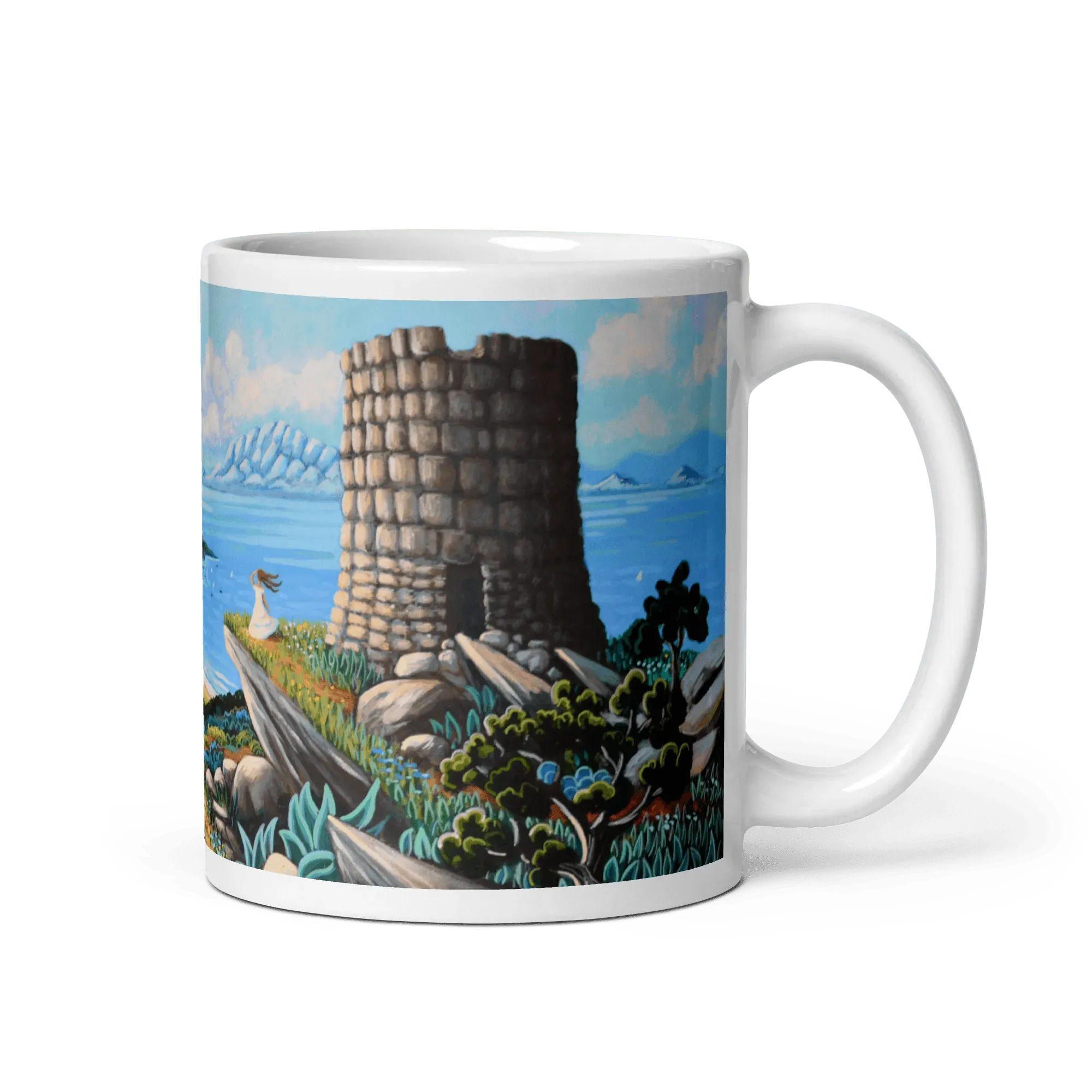 N205 - The Queen's chair - Mug Panorama - Arte Caballero