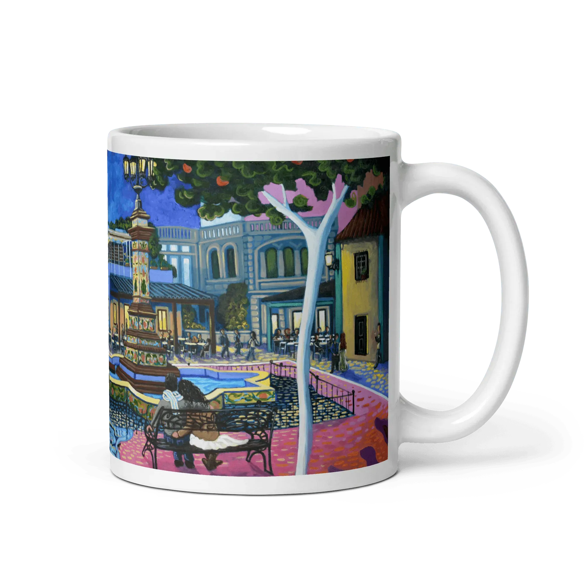 N207 - Plaza Cruz Herrera - Mug Panorama - Arte Caballero