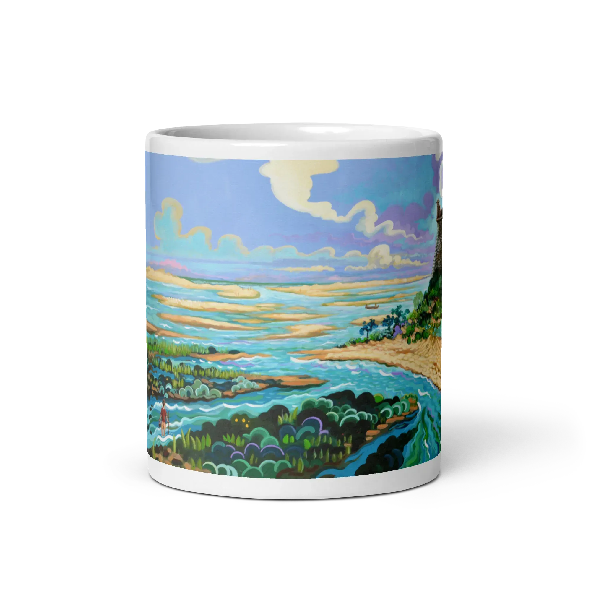 N211 - Cacela Velha - Algarve - Mug Panorama - Arte Caballero