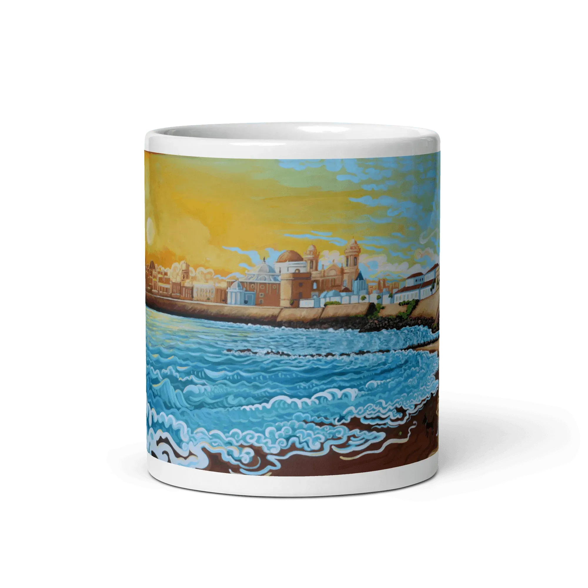 N212 - Cadiz - Mug Panorama - Arte Caballero
