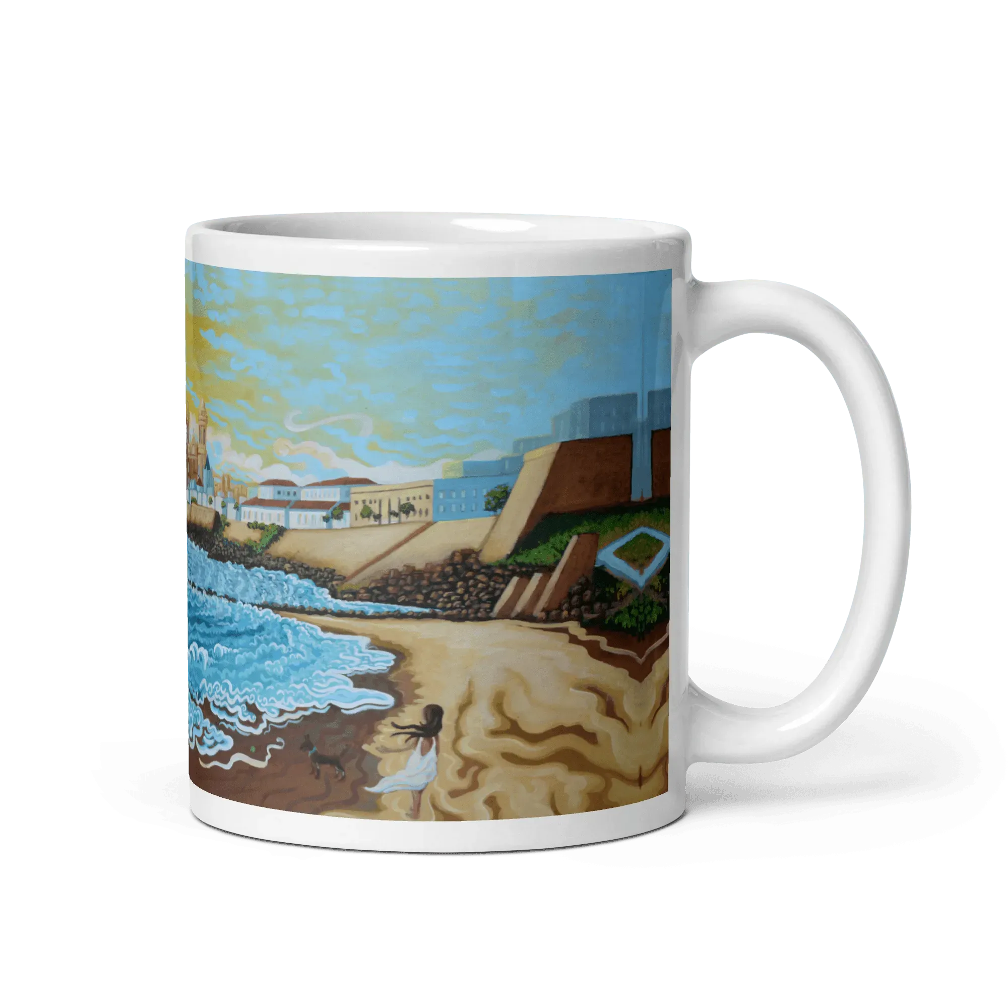 N212 - Cadiz - Mug Panorama - Arte Caballero