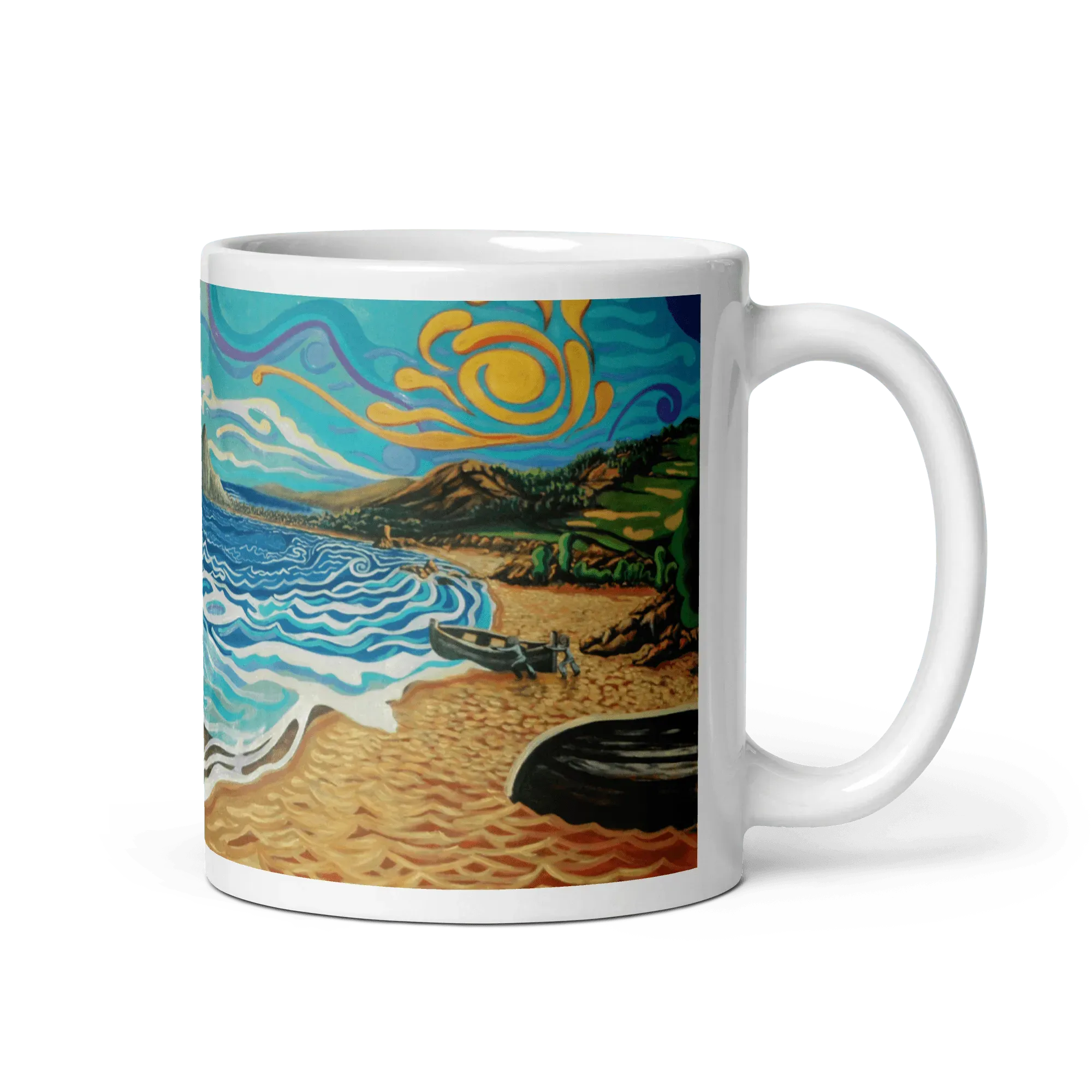 N27 - Alcaidesa Beach - Mug Panorama - Arte Caballero