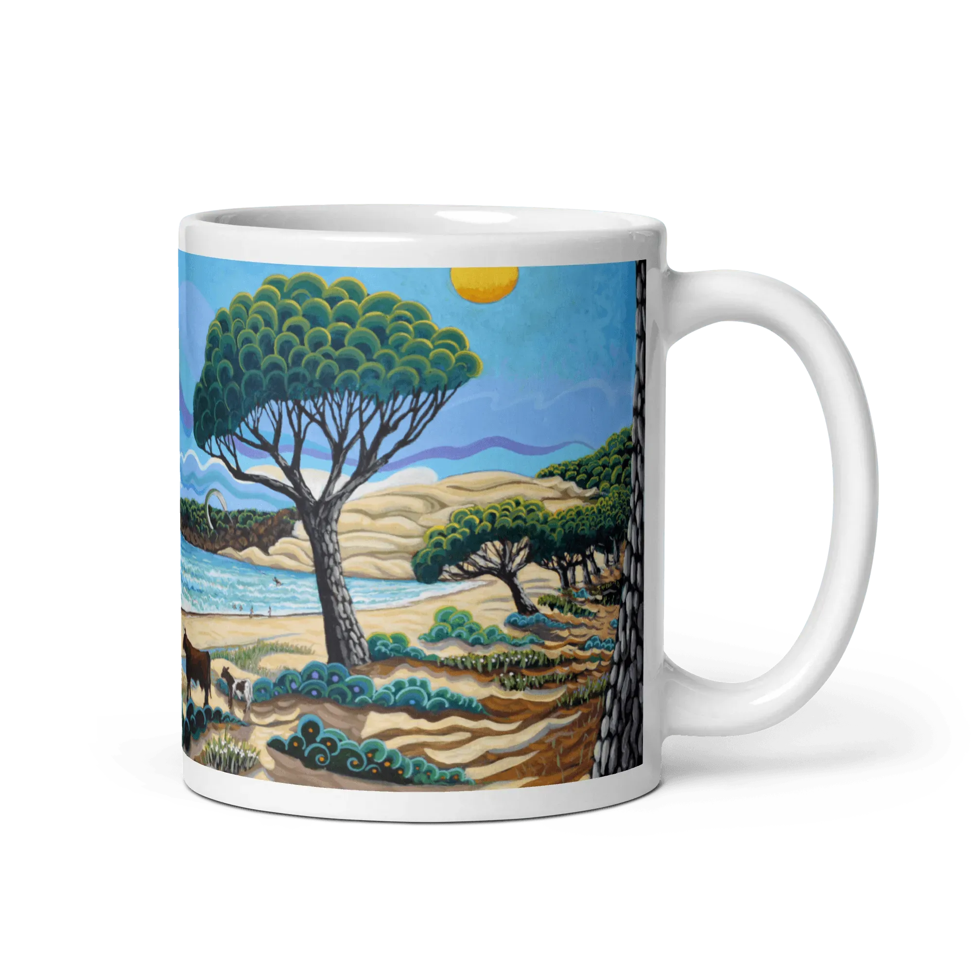 N3 - Bolonia - Tarifa - Mug Panorama - Arte Caballero