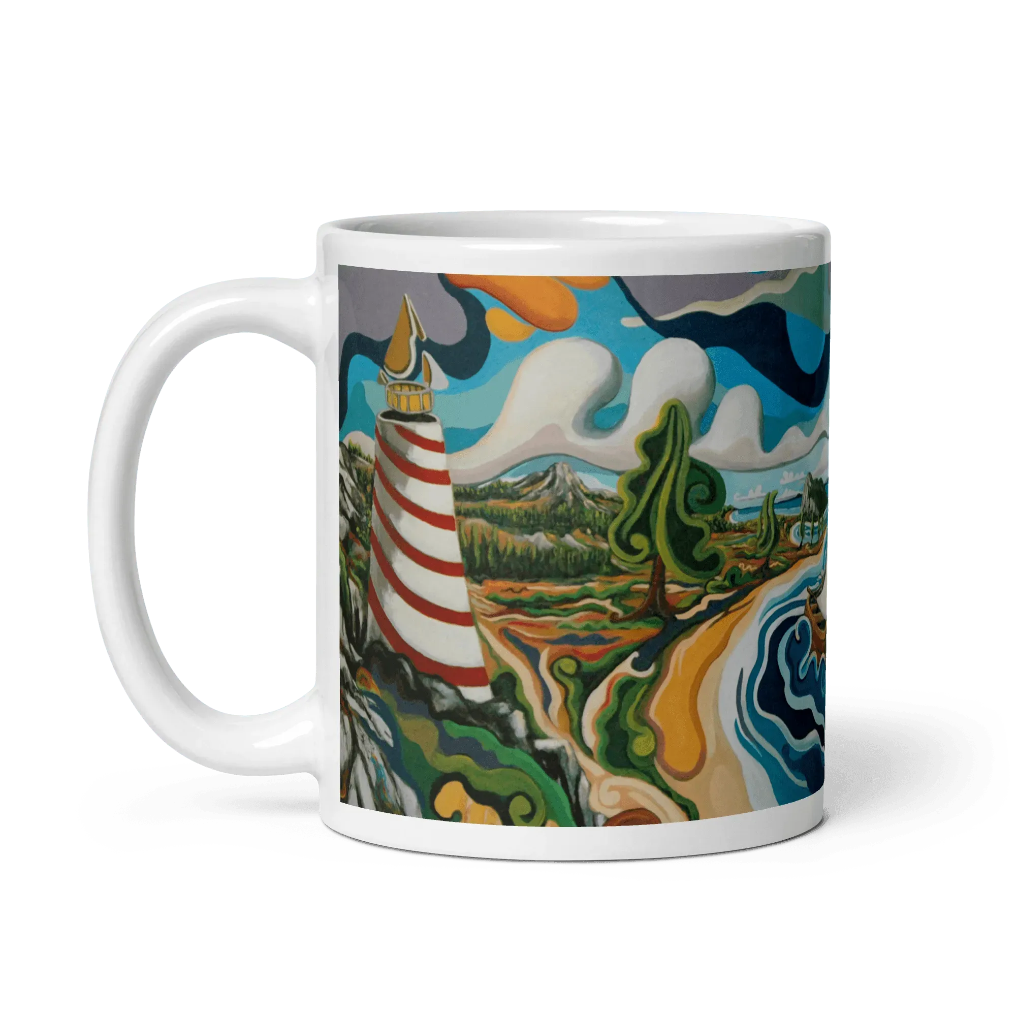N36 - Strait of Gibraltar - Mug Panorama - Arte Caballero