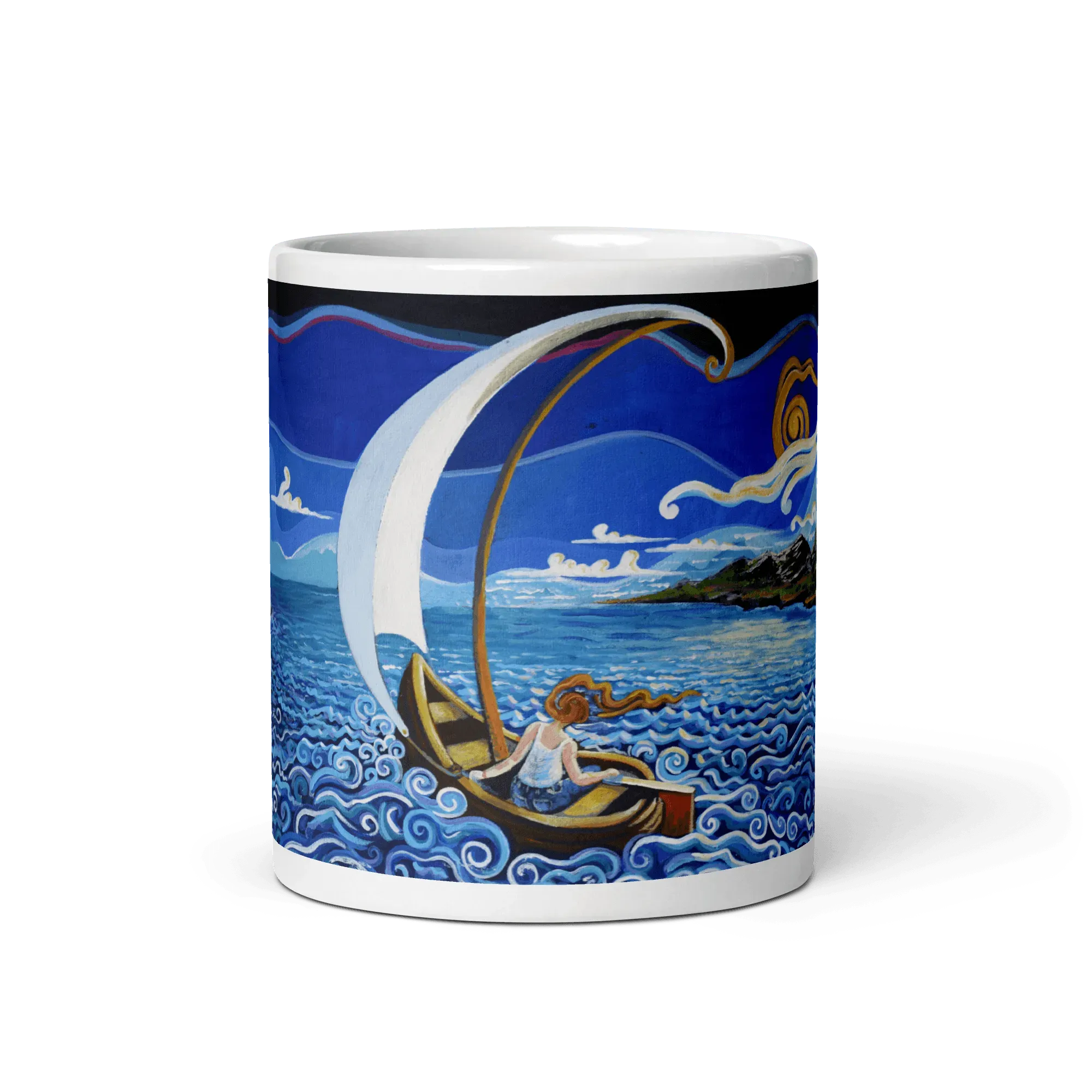 N41 - The strait - Mug Panorama - Arte Caballero