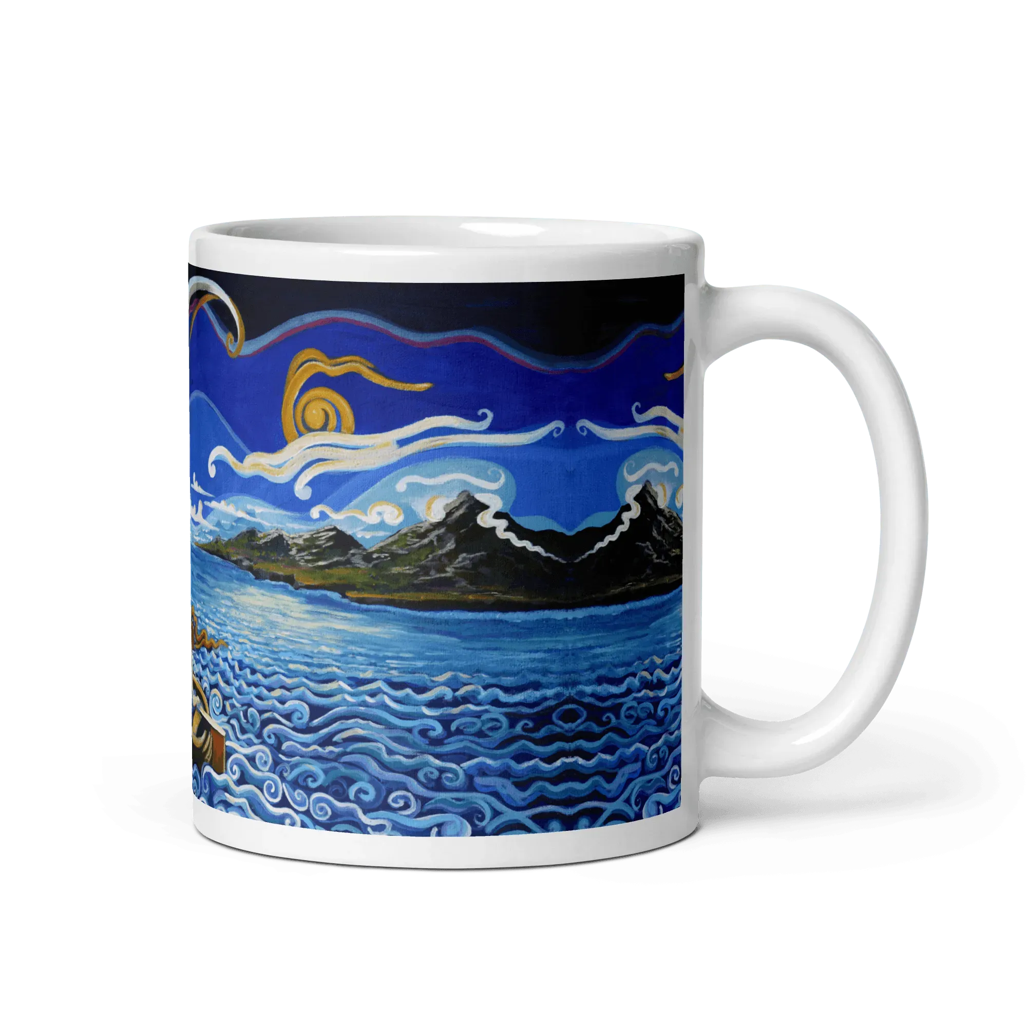 N41 - The strait - Mug Panorama - Arte Caballero