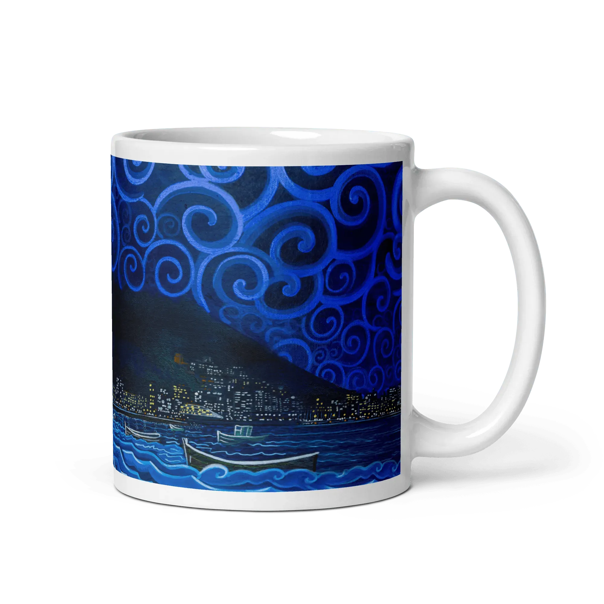 N48 - The bay - Mug Panorama - Arte Caballero