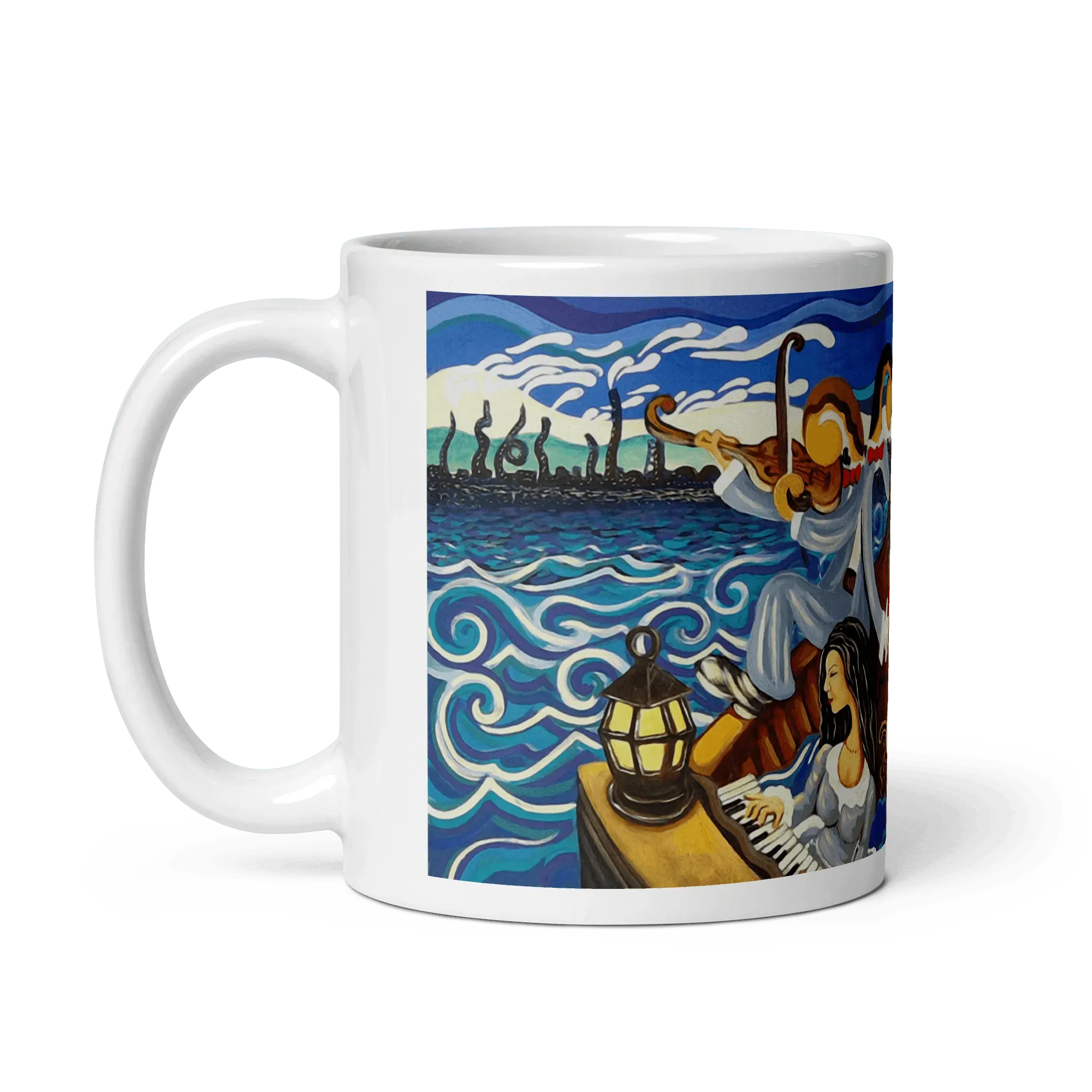 N58 - Strait Serenade - Mug Panorama - Arte Caballero