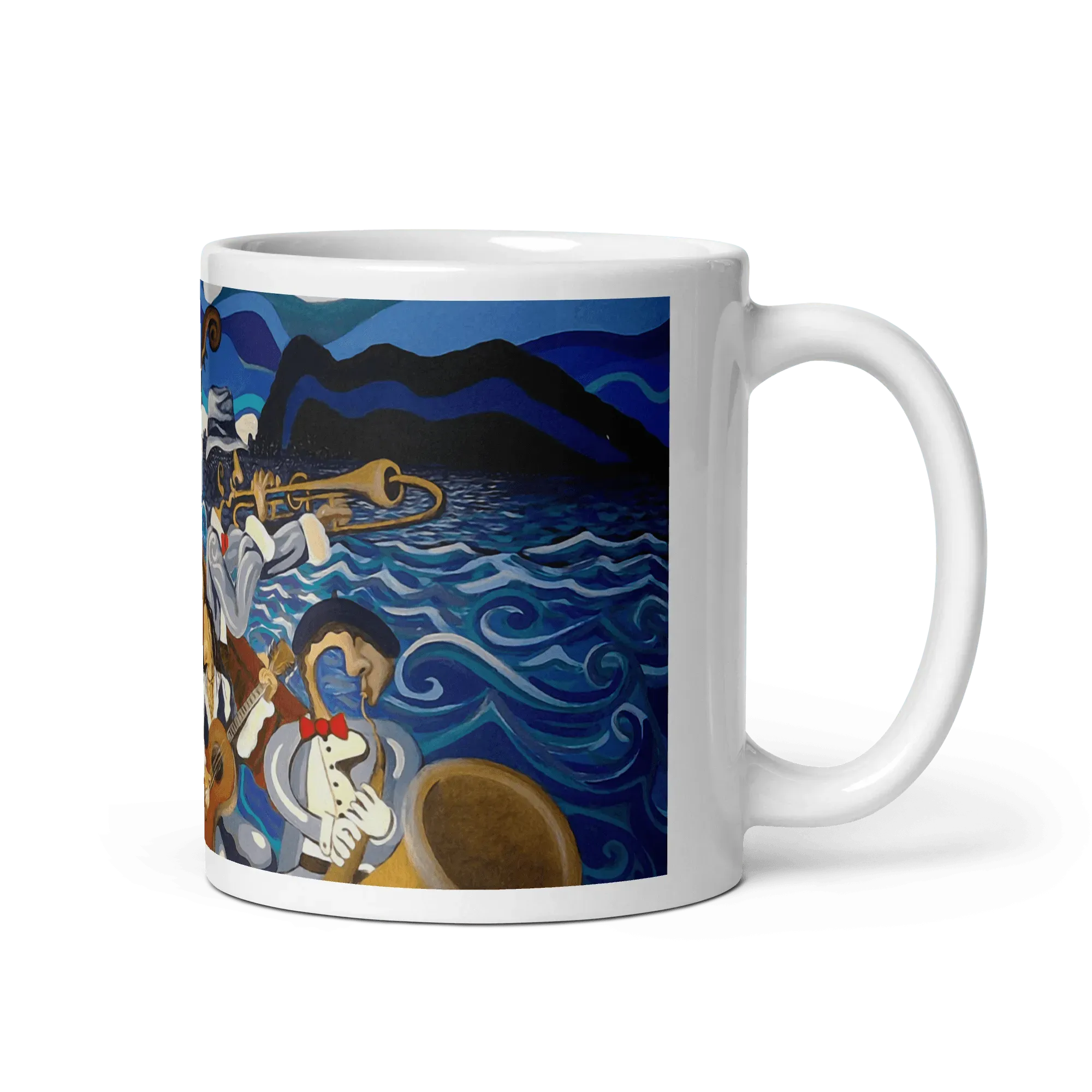 N58 - Strait Serenade - Mug Panorama - Arte Caballero