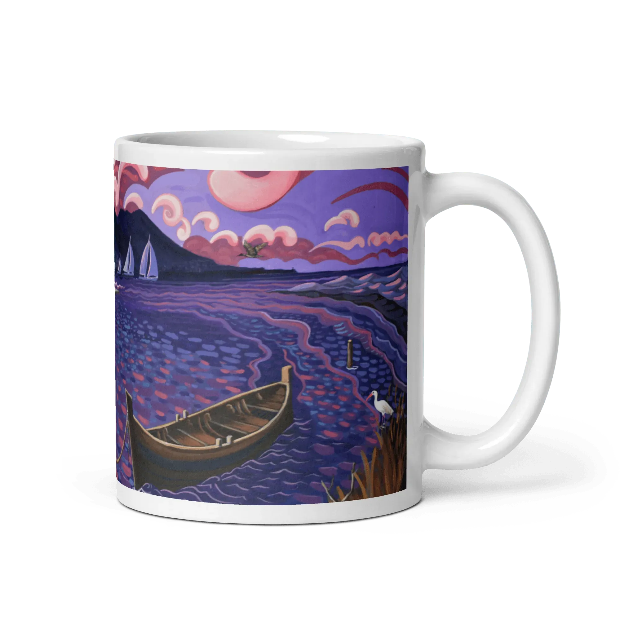 N60 - Rio Palmones marshes - Mug Panorama - Arte Caballero