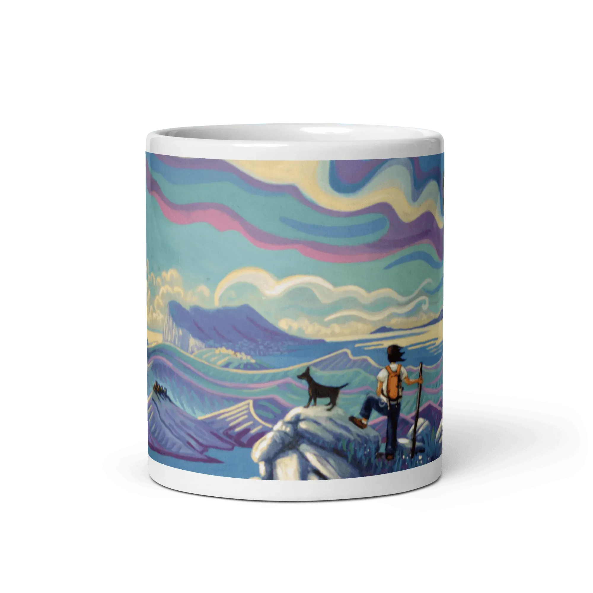 N61 - Trails of the strait - Mug Panorama - Arte Caballero
