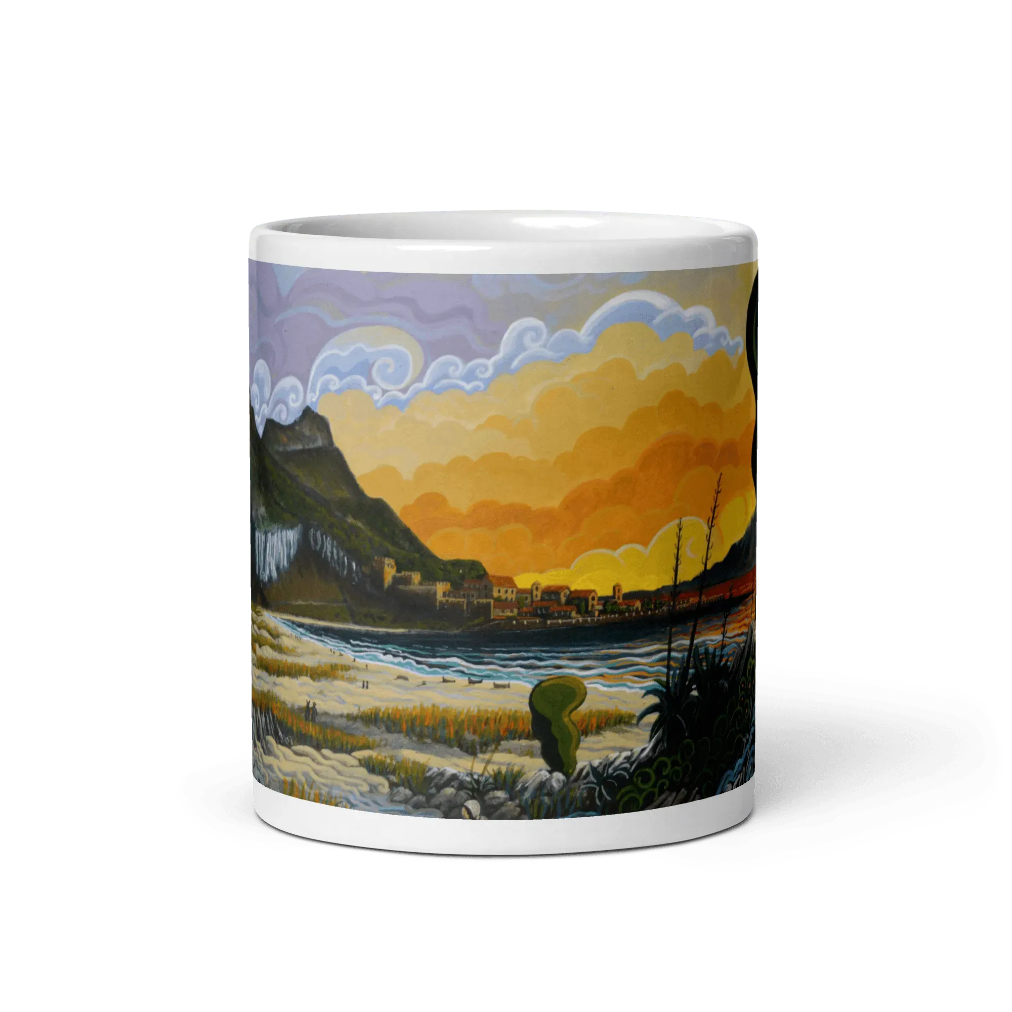 N63 - Gibraltar 1800 - Mug Panorama - Arte Caballero