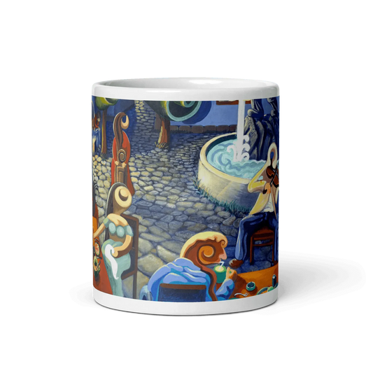N69 - Night Melody - Mug Panorama - Arte Caballero