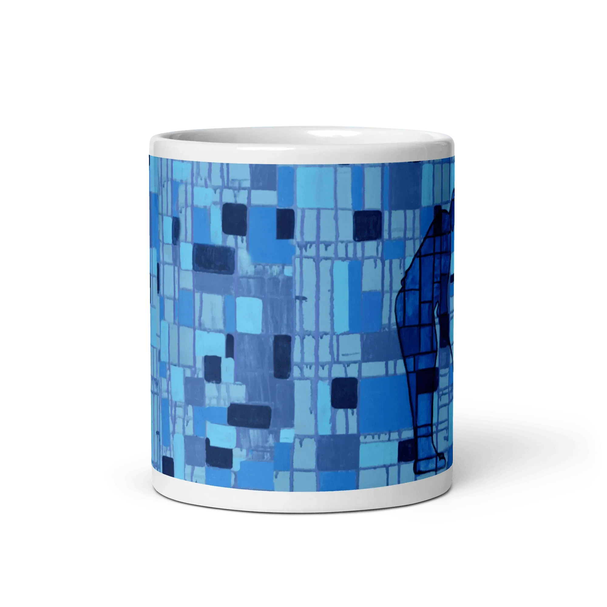 N81 - Golf - The Putt - Mug Panorama - Arte Caballero