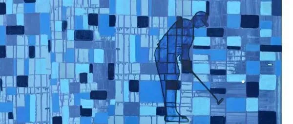 N81 - Golf - The Putt - Mug Panorama - Arte Caballero