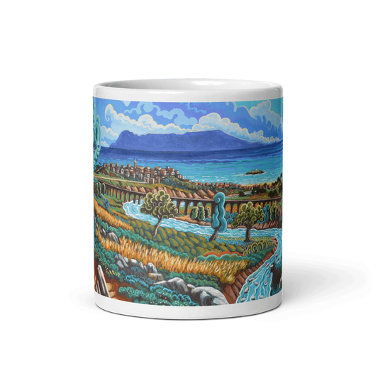 N9 - Rio de la Miel - Algeciras - Mug Panorama - Arte Caballero
