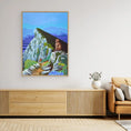 Load image into Gallery viewer, N19 - Top of the Rock - Framed Canvas Art Print