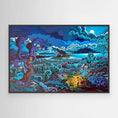 Cargar la imagen en la vista de la galería, N15 - The Night Wanderer - Framed Canvas Art Print