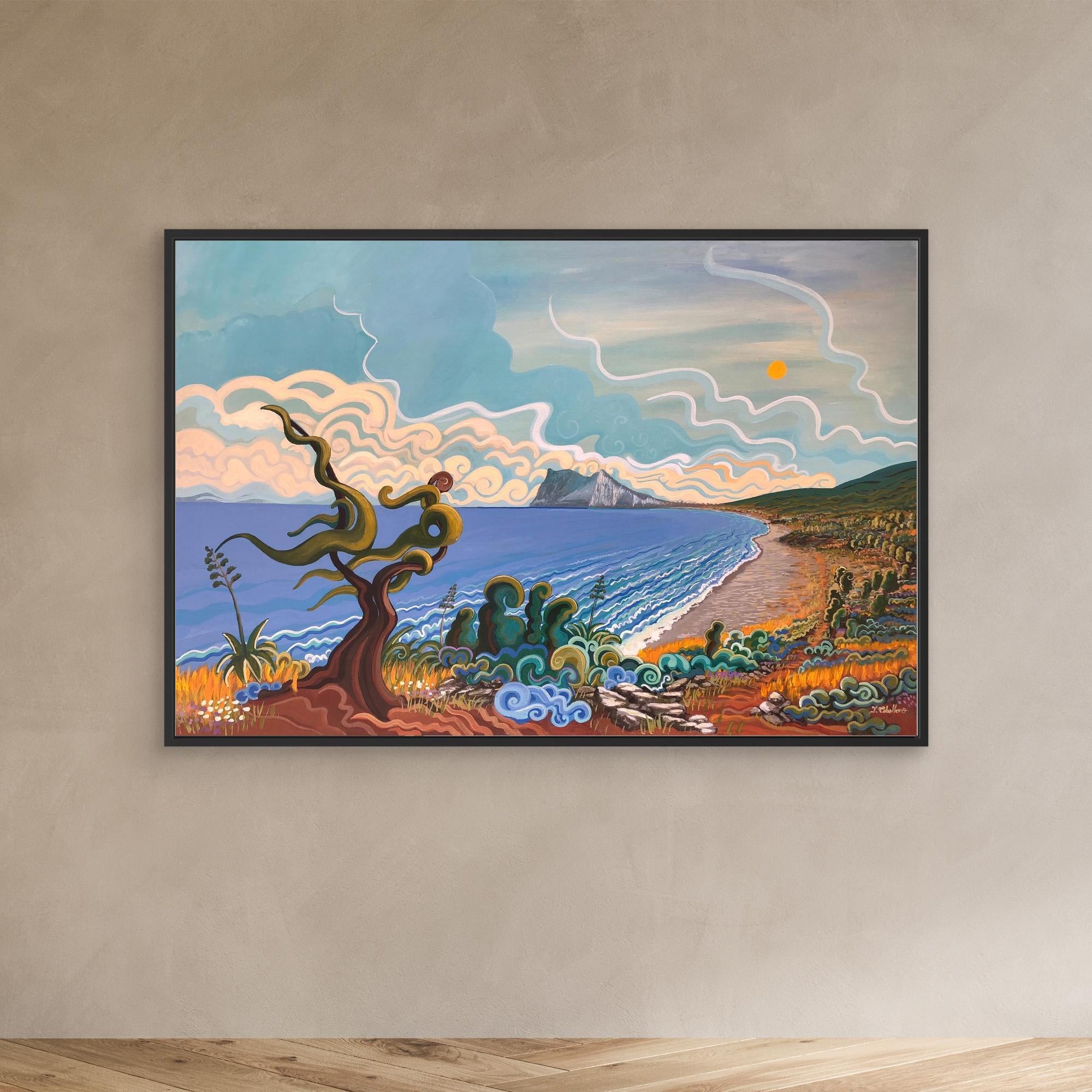 N25 - Poniente - Framed Canvas Art Print