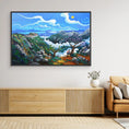 Load image into Gallery viewer, N201 - Sierra Crestelina - Framed Canvas Art Print