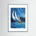 Charger l'image dans la visionneuse de la galerie, N12- Saling with the storm - Fine Art Paper Print