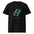 Загрузить изображение в просмотрщик галереи, LoP 2 - Symbol Large - LoP text front - Unisex organic cotton t-shirt