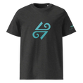 Загрузить изображение в просмотрщик галереи, LoP 3 - Symbol Large - Tarifa & LoP text side - Unisex organic cotton t-shirt