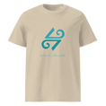 Загрузить изображение в просмотрщик галереи, LoP 2 - Symbol Large - LoP text front - Unisex organic cotton t-shirt