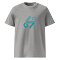 Загрузить изображение в просмотрщик галереи, LoP 3 - Symbol Large - Tarifa & LoP text side - Unisex organic cotton t-shirt