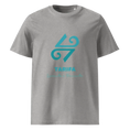 Загрузить изображение в просмотрщик галереи, LoP 4 - Symbol Large - Tarifa & LoP text front - Unisex organic cotton t-shirt