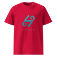 Загрузить изображение в просмотрщик галереи, LoP 2 - Symbol Large - LoP text front - Unisex organic cotton t-shirt