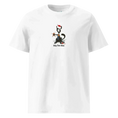 Загрузить изображение в просмотрщик галереи, 1eyeCat - Xmas Kitty stole- Unisex organic cotton t-shirt