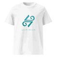 Загрузить изображение в просмотрщик галереи, LoP 2 - Symbol Large - LoP text front - Unisex organic cotton t-shirt