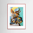 Загрузить изображение в просмотрщик галереи, N220 - The Bird and the Violinist - Framed Fine Art Paper Print