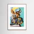 Загрузить изображение в просмотрщик галереи, N220 - The Bird and the Violinist - Framed Fine Art Paper Print